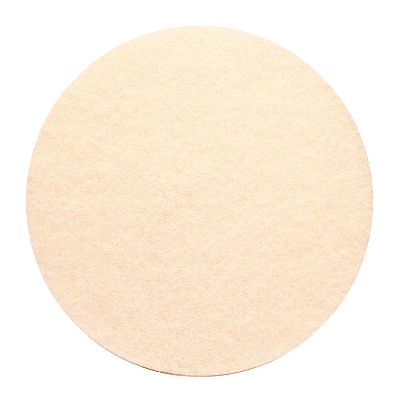 17 Inch Non-woven Natural/polyester Fiber Floor Polishing Pad White