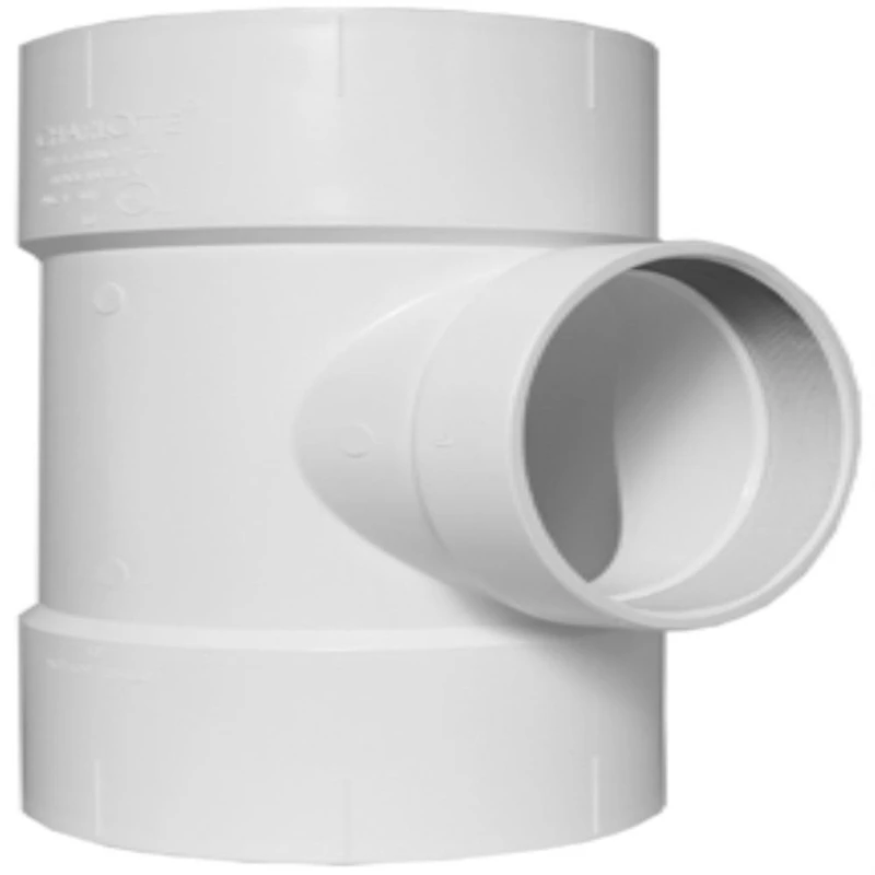2-in X 12-in Pvc Schedule 40 Flush Cleanout Tee Fitting