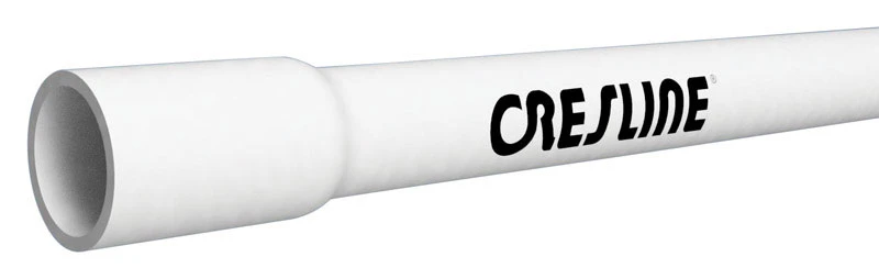Schedule 40 Pvc Pipe 3 In. Diameter 20 Ft Length Bell End 260 Psi