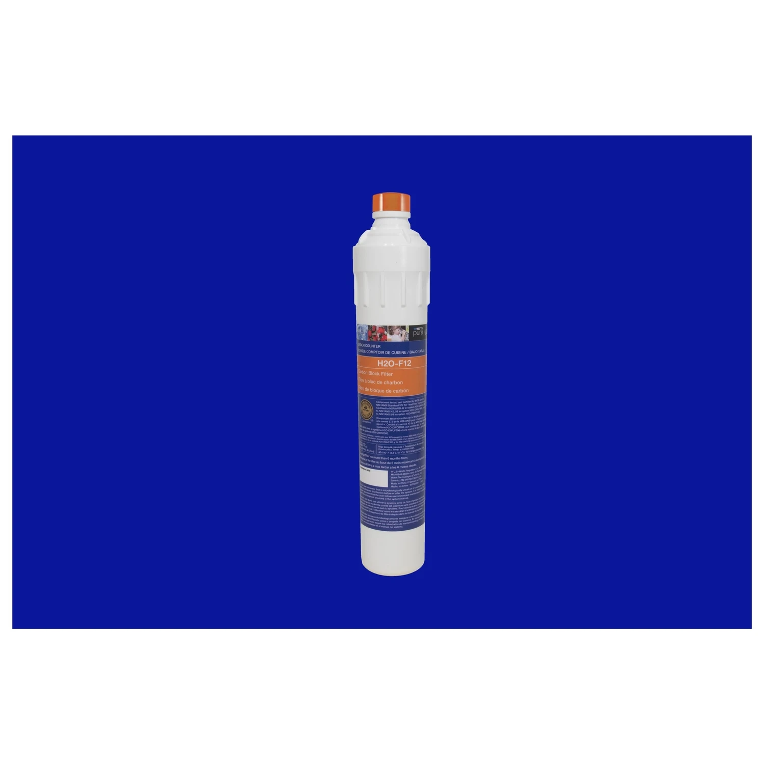 Pure H2o Under Sink Carbon Block Replacement Filter For Ezh2o Systems