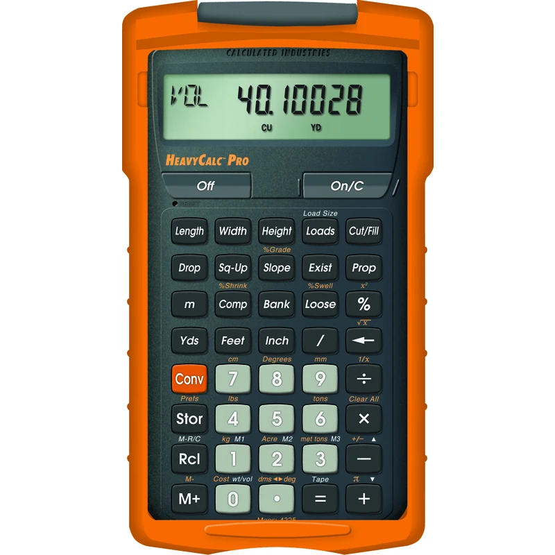 Heavycalc Pro Advanced Construction Calculator Model 4325