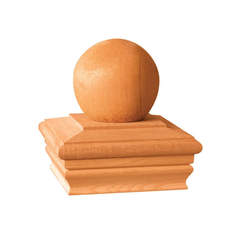 5.5 In. H X 4 In. W Cedar Wood Post Cap - Model 72264