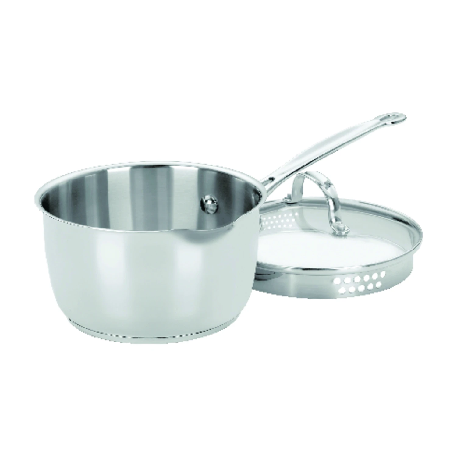 Chef's Classic Stainless Steel Saucepan 2 Quart With Lid - Model 719-18p
