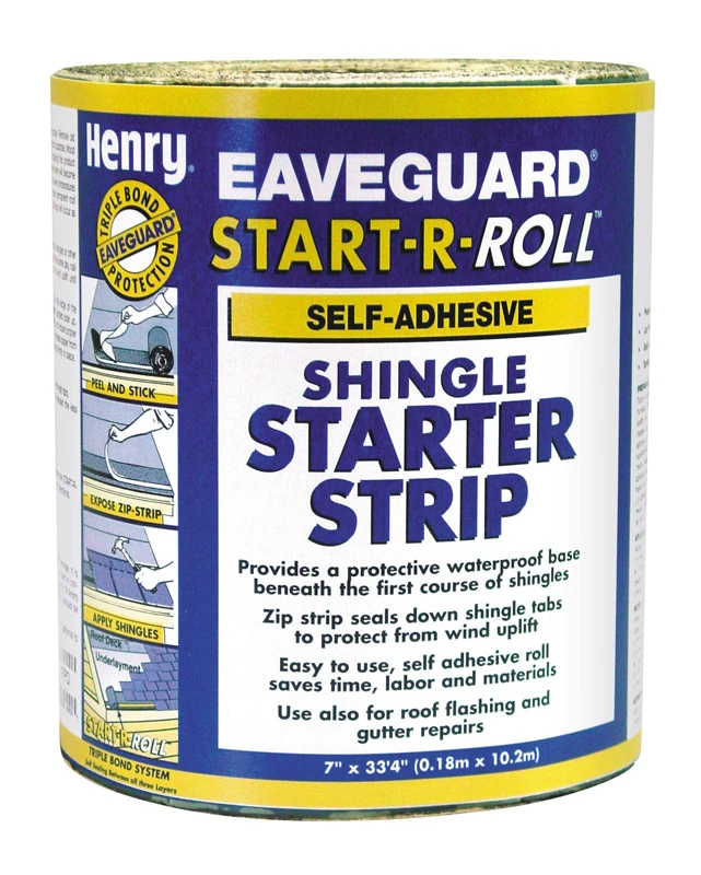 Start-r-roll 7 In. W X 33.4 Ft. L Asphalt Shingle Starter Strip