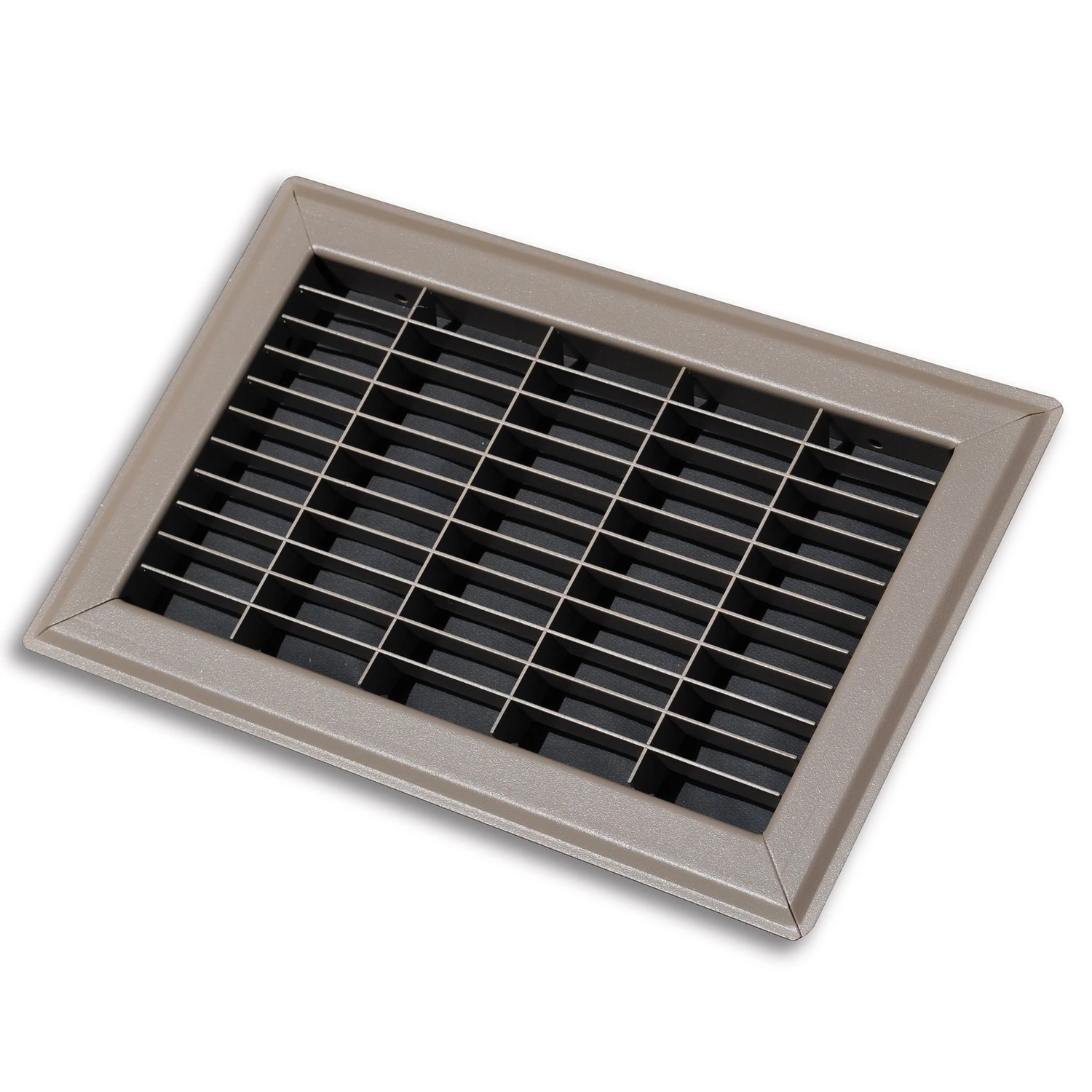 8 In. H X 10 In. W 1-way Powder Coat Brown Steel Air Return Grille