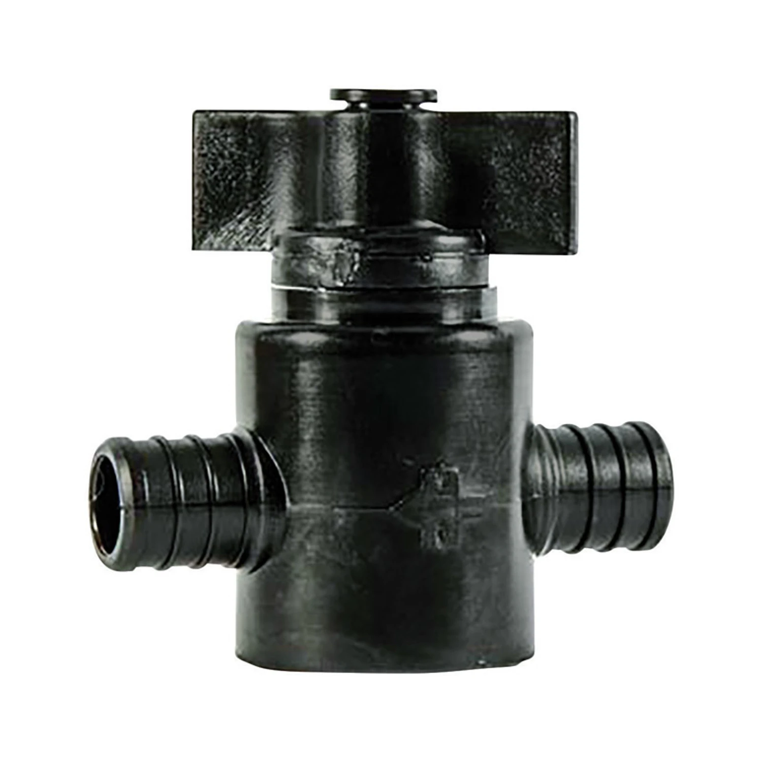 Ecopoly 3/4 In. Crimp X 3/4 In. Plastic Straight Stop Valve
