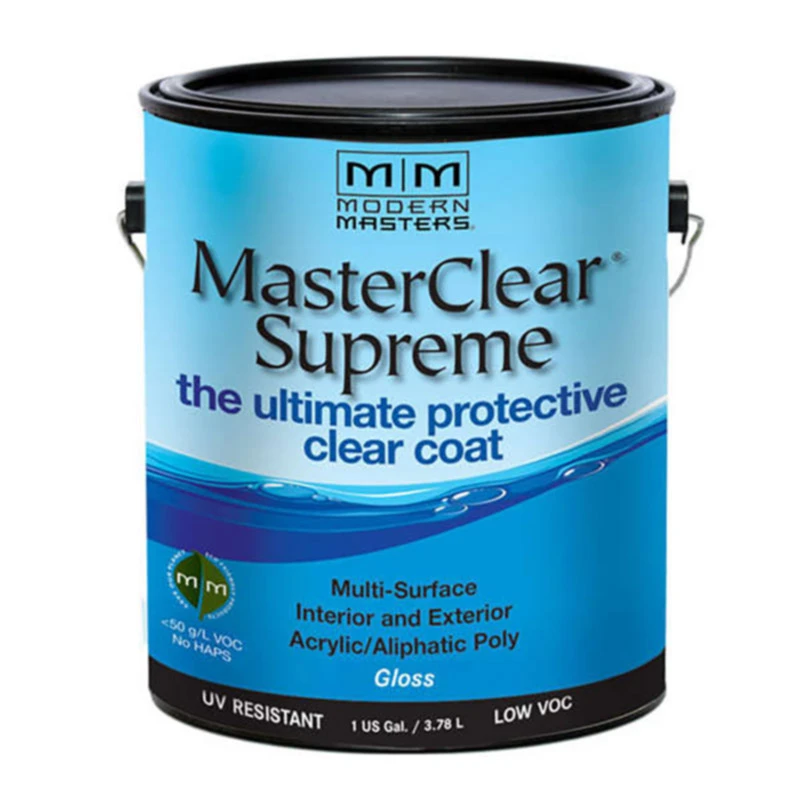 Masterclear Supreme Gloss Clear Water-based Protective Coating 1 Gallon
