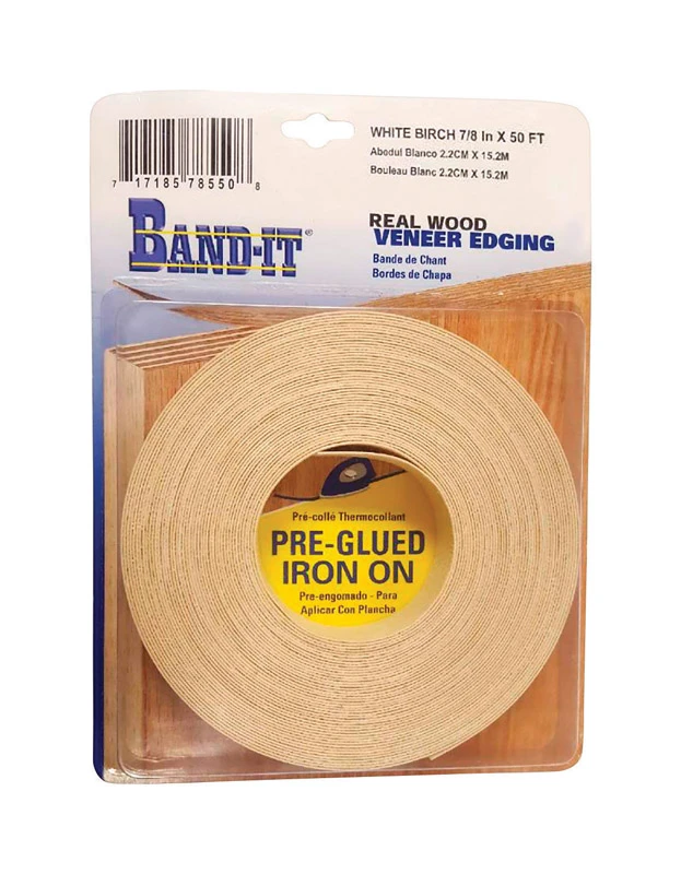 7/8 In. X 50 Ft. X .030 In. White Birch Real Wood Veneer Edging