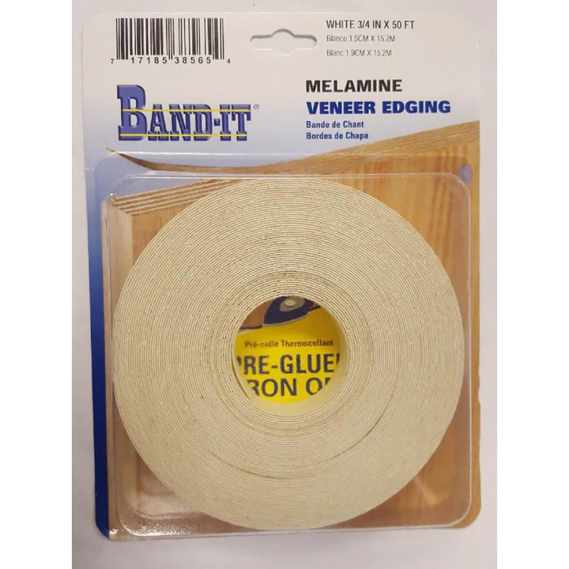 3/4 In. W X 50 Ft. L X .030 In. White Melamine Veneer Edging #2/btr Premium Grade