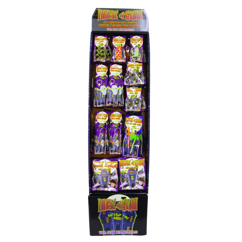 DM Merchandising HOUSE OF GLOW Halloween House Of Glow Glowing Jewelry Plastic 96 pk