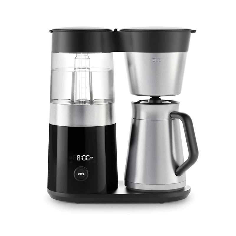 Barista Brain 9-cup Black/silver Coffee Maker With Programmable Features