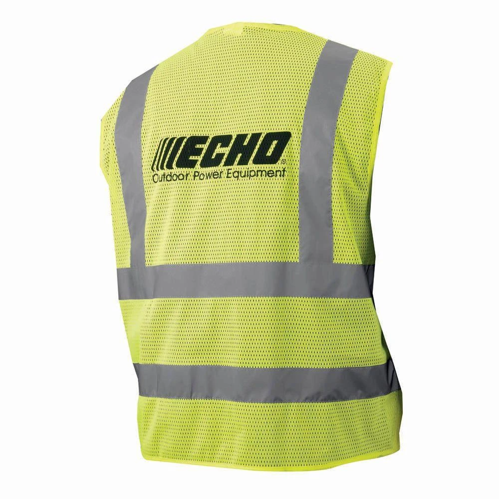 Hi-visibility Neon Yellow Safety Vest Xxl - Extra Extra Large Polyester