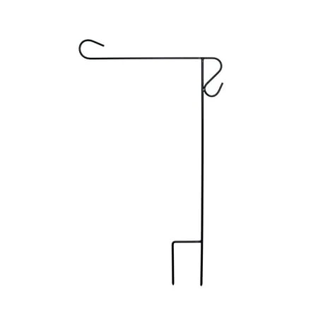 Wrought Iron Short Garden Flag Stand 30 Inch Briarwood Lane