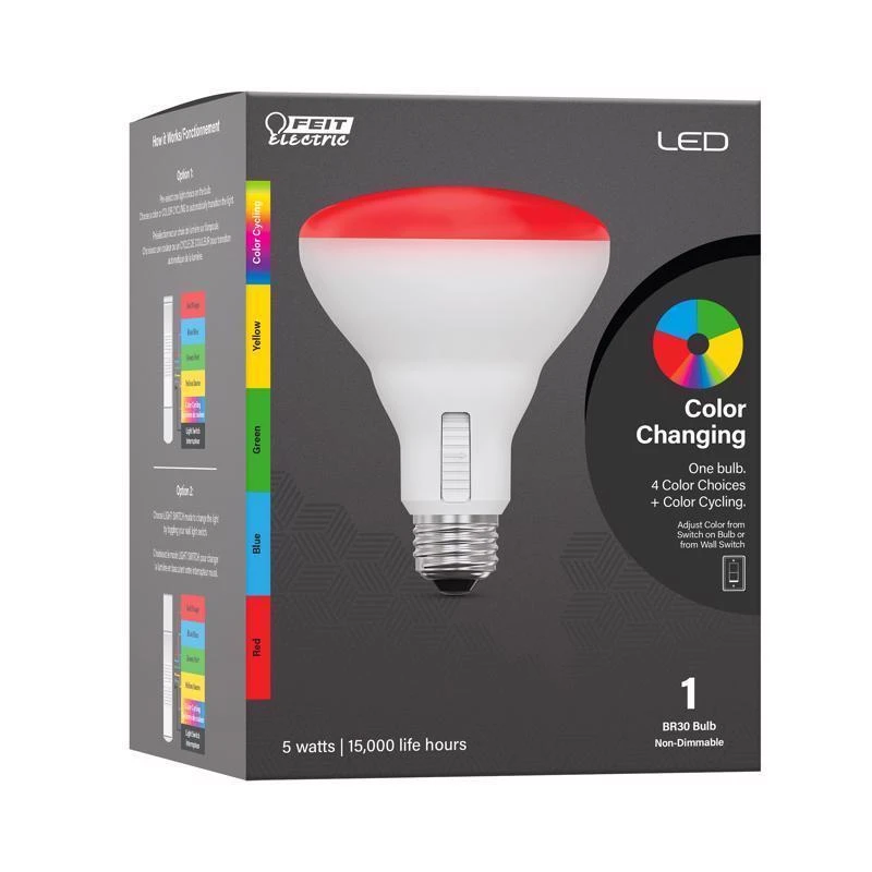 Led Smart Br30 E26 Color Changing Floodlight Bulb 65 Watt Equivalent