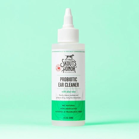 Probiotic Ear Cleaner For Dogs And Pets, 4 Fluid Ounces
