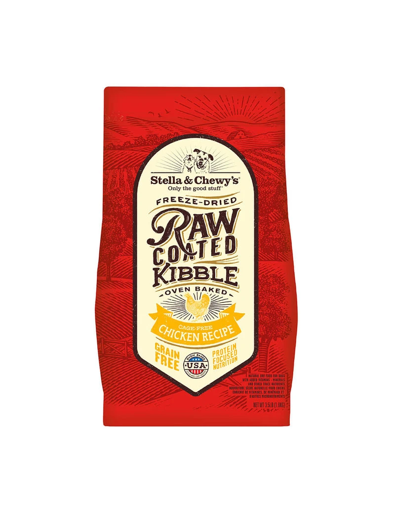 22 Lb Raw Coated Grain-free Cage-free Chicken Recipe Dog Food