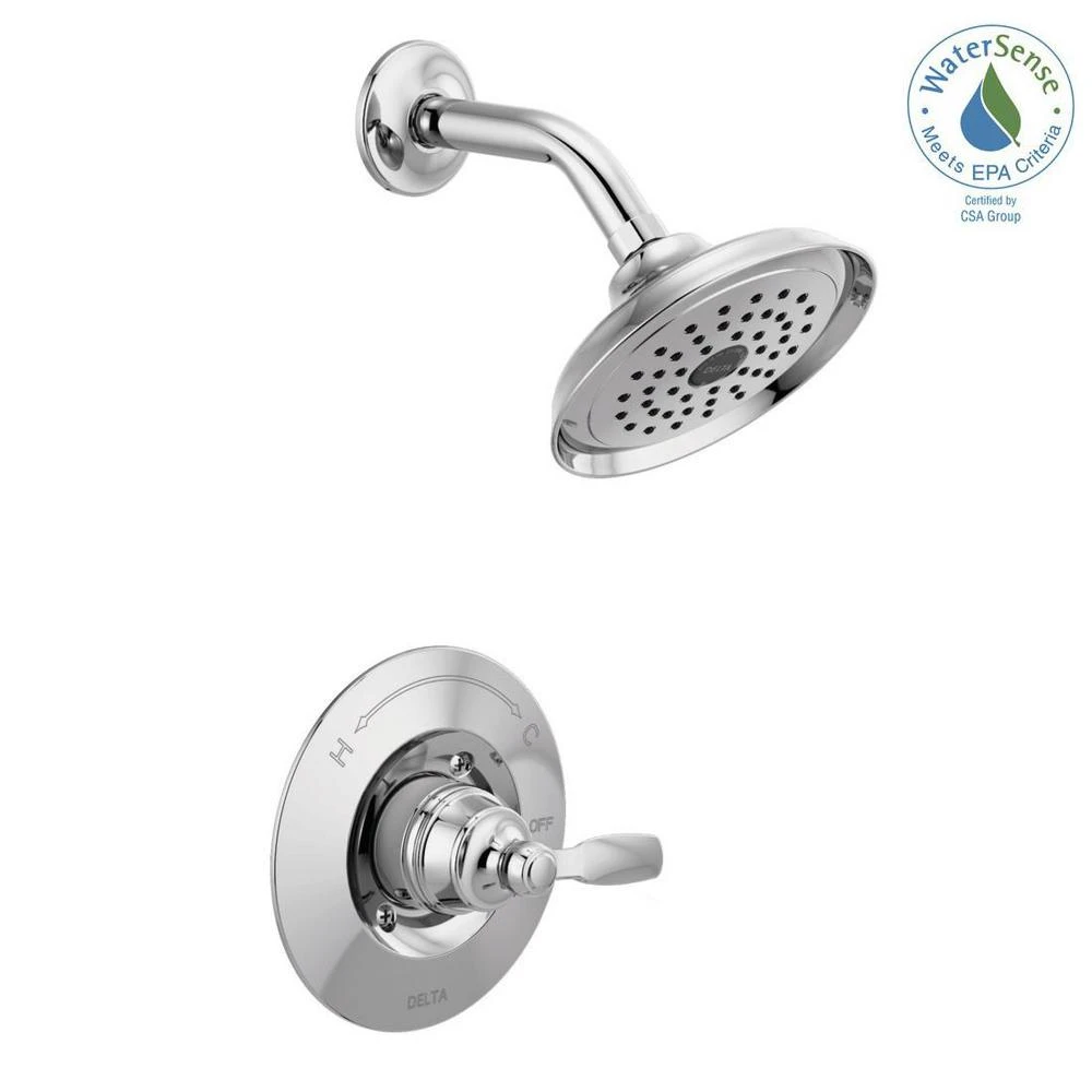 Woodhurst 1-handle Wall Mount Shower Trim Kit In Chrome - Valve Not Included