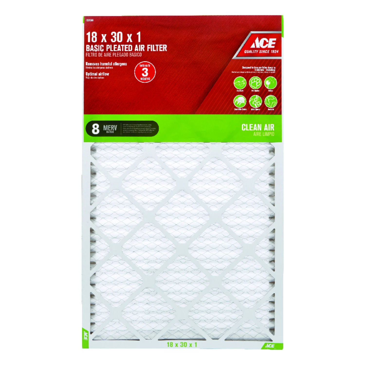 AIR FILTER 18X30X1"