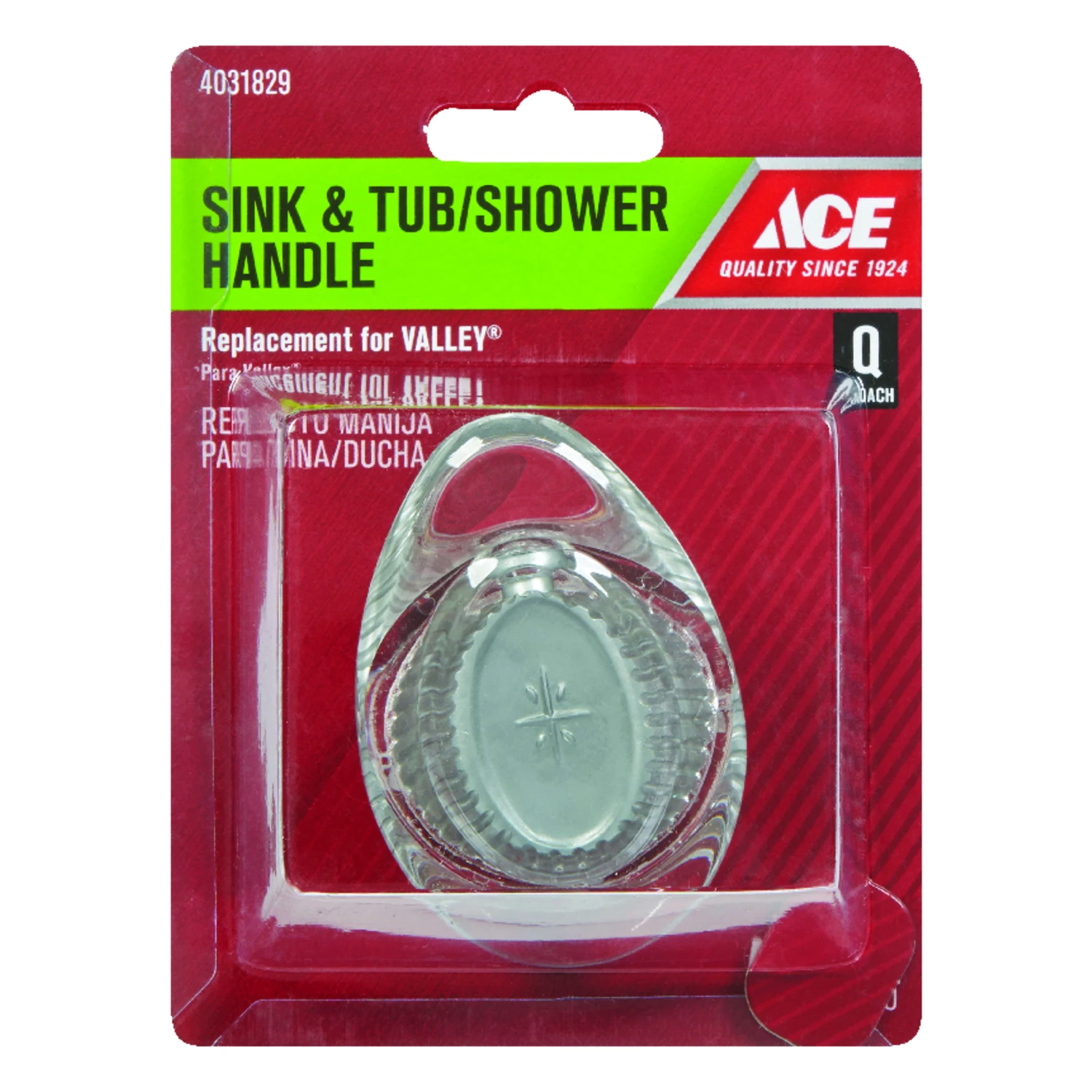 Clear Acrylic Single Sink And Tub/shower Faucet Handle For Valley Faucets