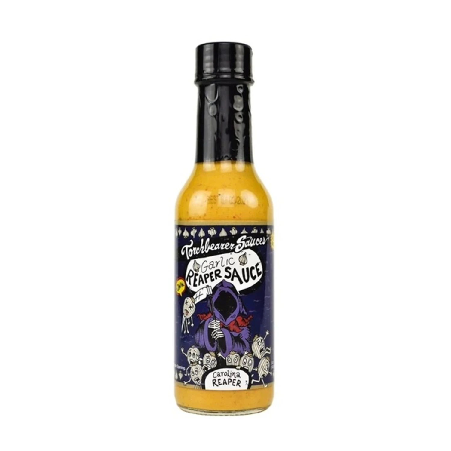 Garlic Reaper Hot Sauce 5 Oz - Spicy Flavor With Garlic