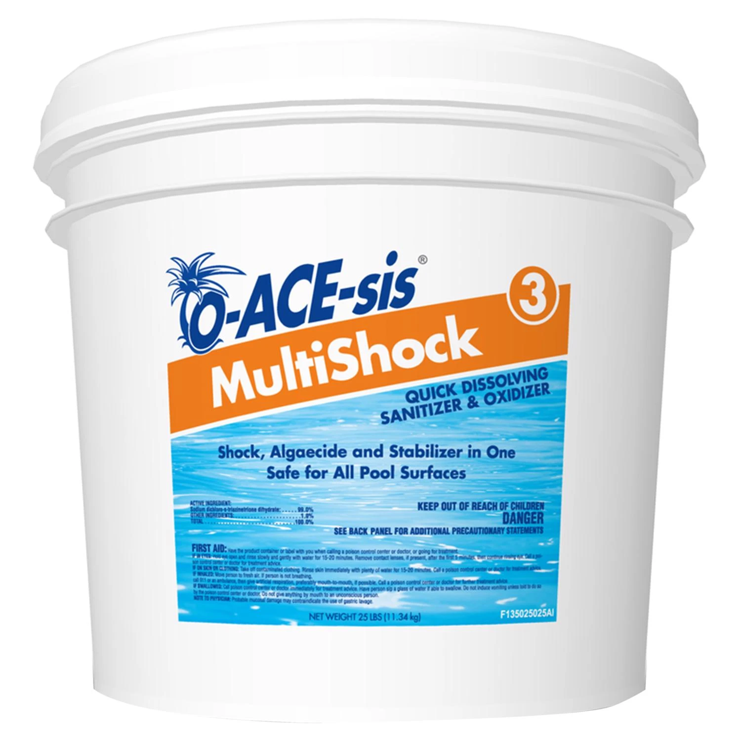 Granule Multishock 25 Lb - Effective Pool Shock Treatment