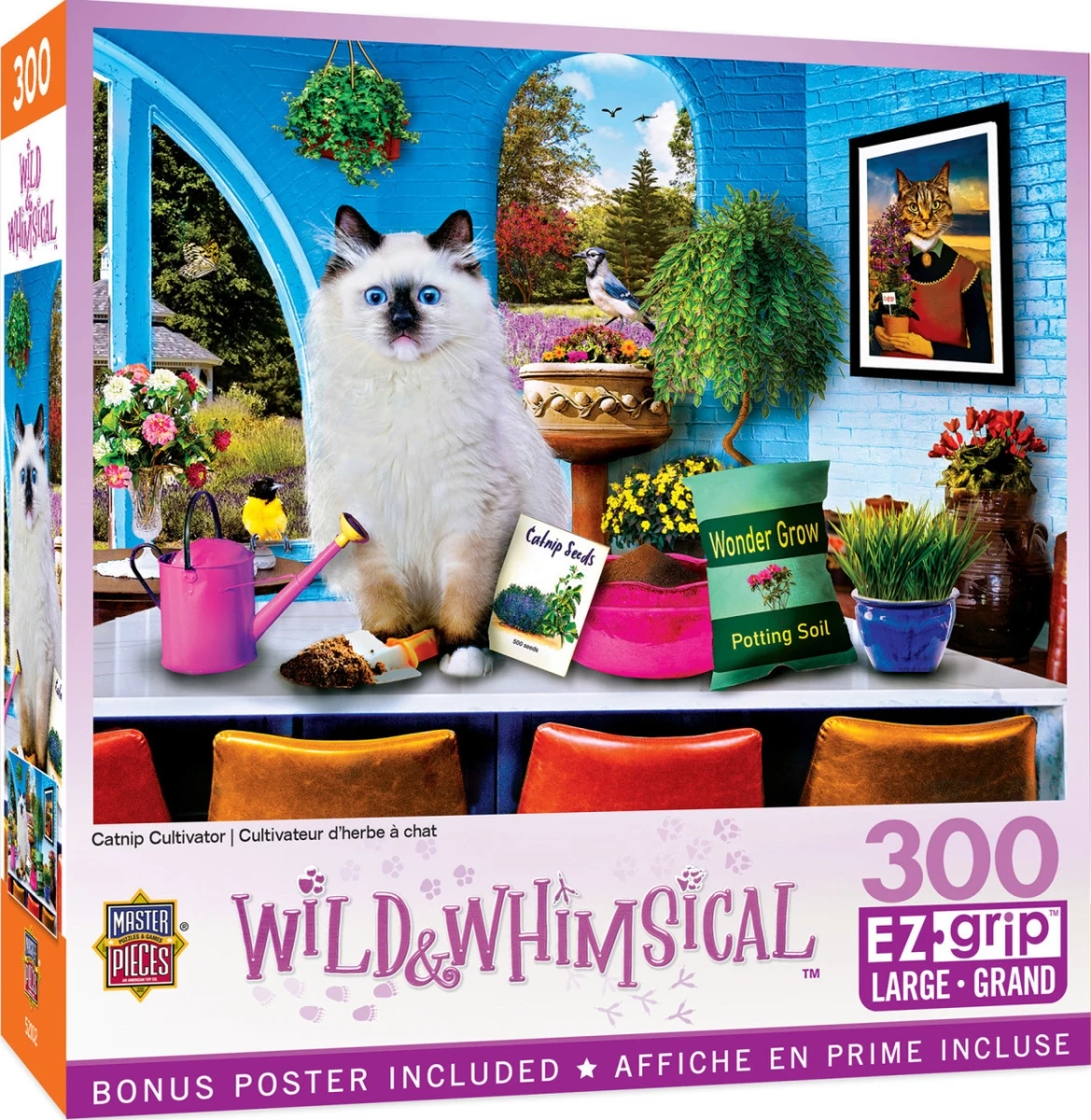 Wild & Whimsical Catnip Cultivator 300 Piece Adult Jigsaw Puzzle