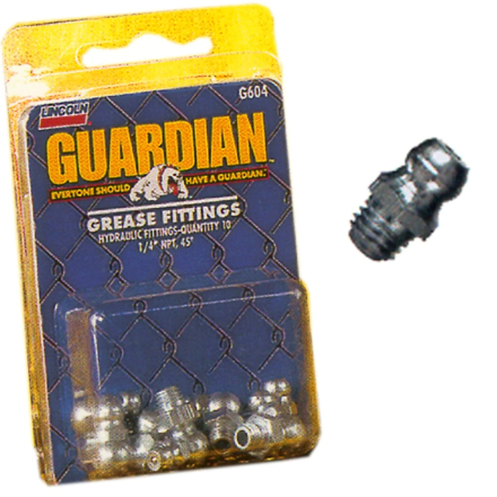 0.12 In. - 27 Grease Fitting, 10 Pack