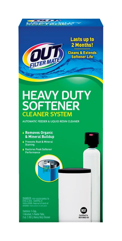 Filter Mate Heavy Duty Water Softener Cleaner System Kit Liquid 64 Oz
