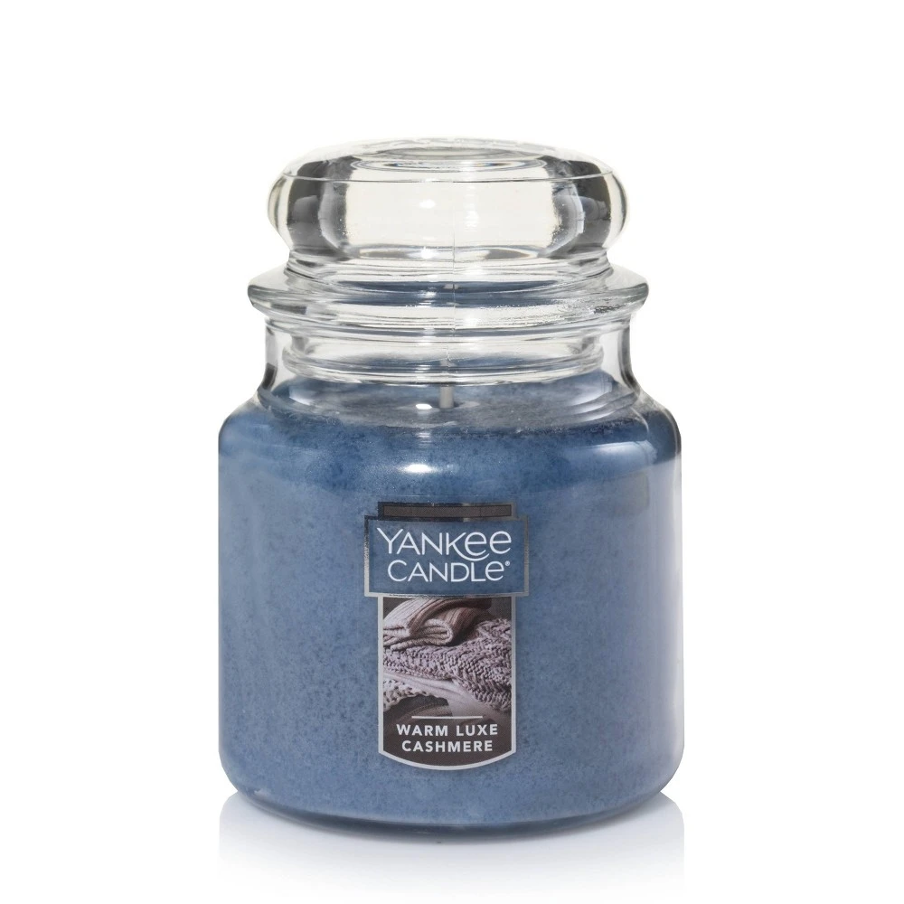 14.5oz Warm Luxe Cashmere Medium Jar Candle - Yankee Candle