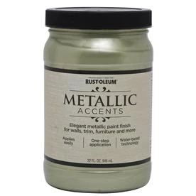 Metallic Accents Luminous Pear Gloss Interior Paint 32-fl Oz