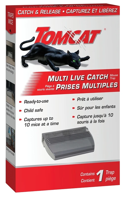 Multi-catch Live Mouse Trap - Model 0360110 For Effective Rodent Control