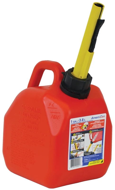 Ameri-can 1 Gallon Plastic Gasoline Can - Epa And Carb Approved