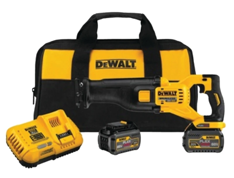 Flexvolt 60-volt Max Lithium-ion Cordless Brushless Reciprocating Saw Kit With Batteries And Charger