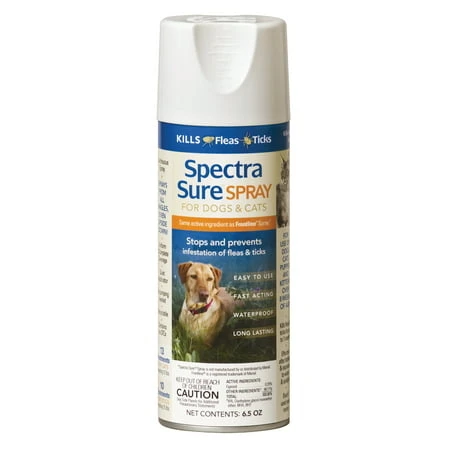 Spectra Sure Flea & Tick Spray For Dogs And Cats 6.5 Oz