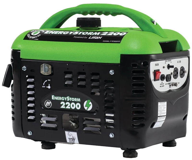 Energy Storm 2,200/1,800-watt Gasoline Powered Portable Generator Es2200sc