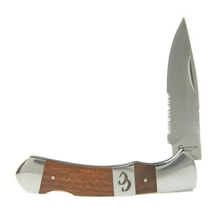 Stockyard Lock Back Rosewood Knife - Durable Folding Pocket Knife