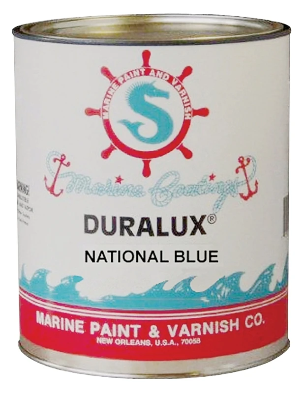1 Quart National Blue Marine Enamel Paint For Boats And Equipment