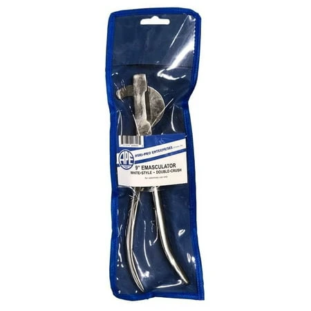 Emasculator Whites Style Stainless Steel 9 Inch Double Crush Model Ta860