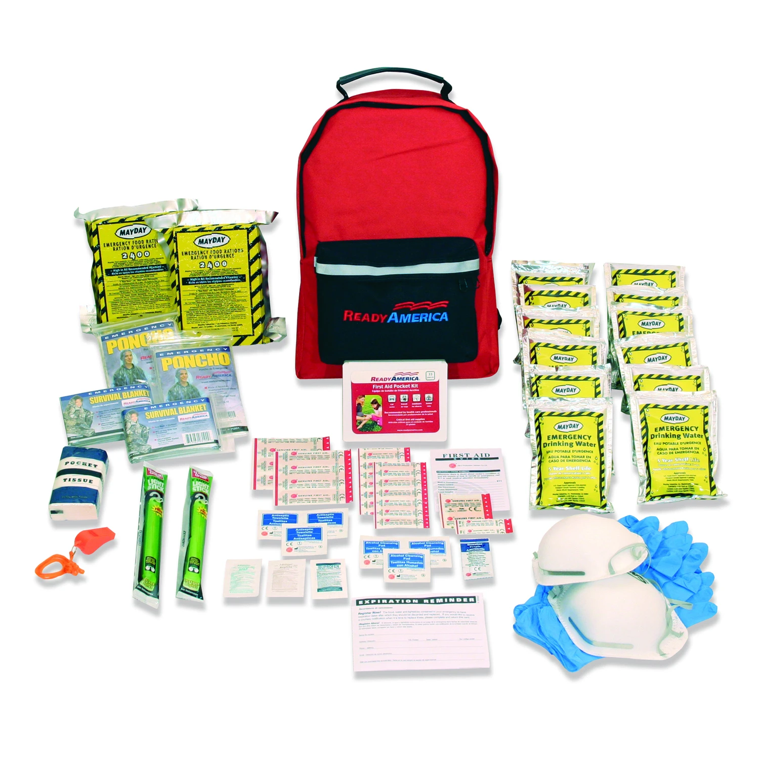 Emergency Kit 3-day Backpack For 2 People - Model 70280