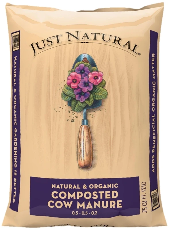 Compost Cow Organic Fertilizer 0.75 Cubic Feet For Healthy Soil