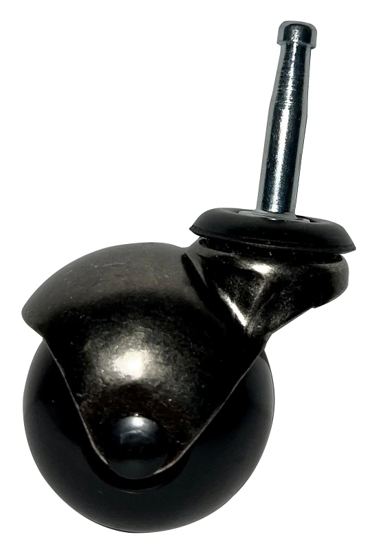 C-h20s1ab 2 Inch Hooded Ball Caster, 90 Lb Capacity, Antique Brass Finish
