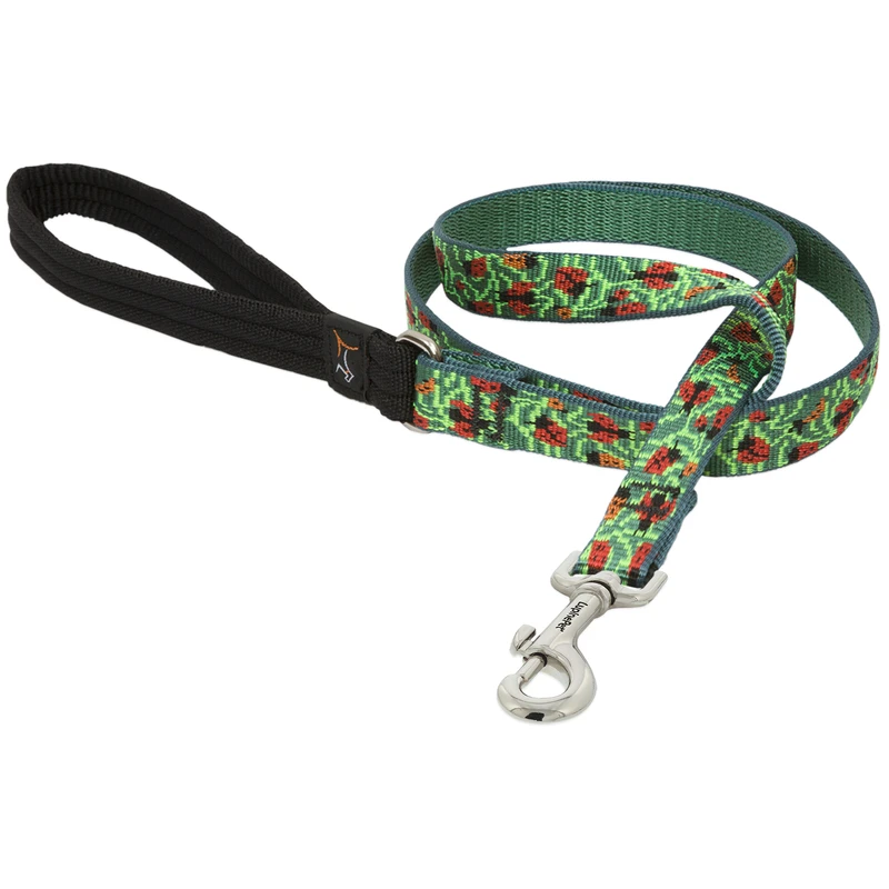 Pet Original Designs Multicolor Beetlemania Nylon Dog Leash 6ft X 3/4in