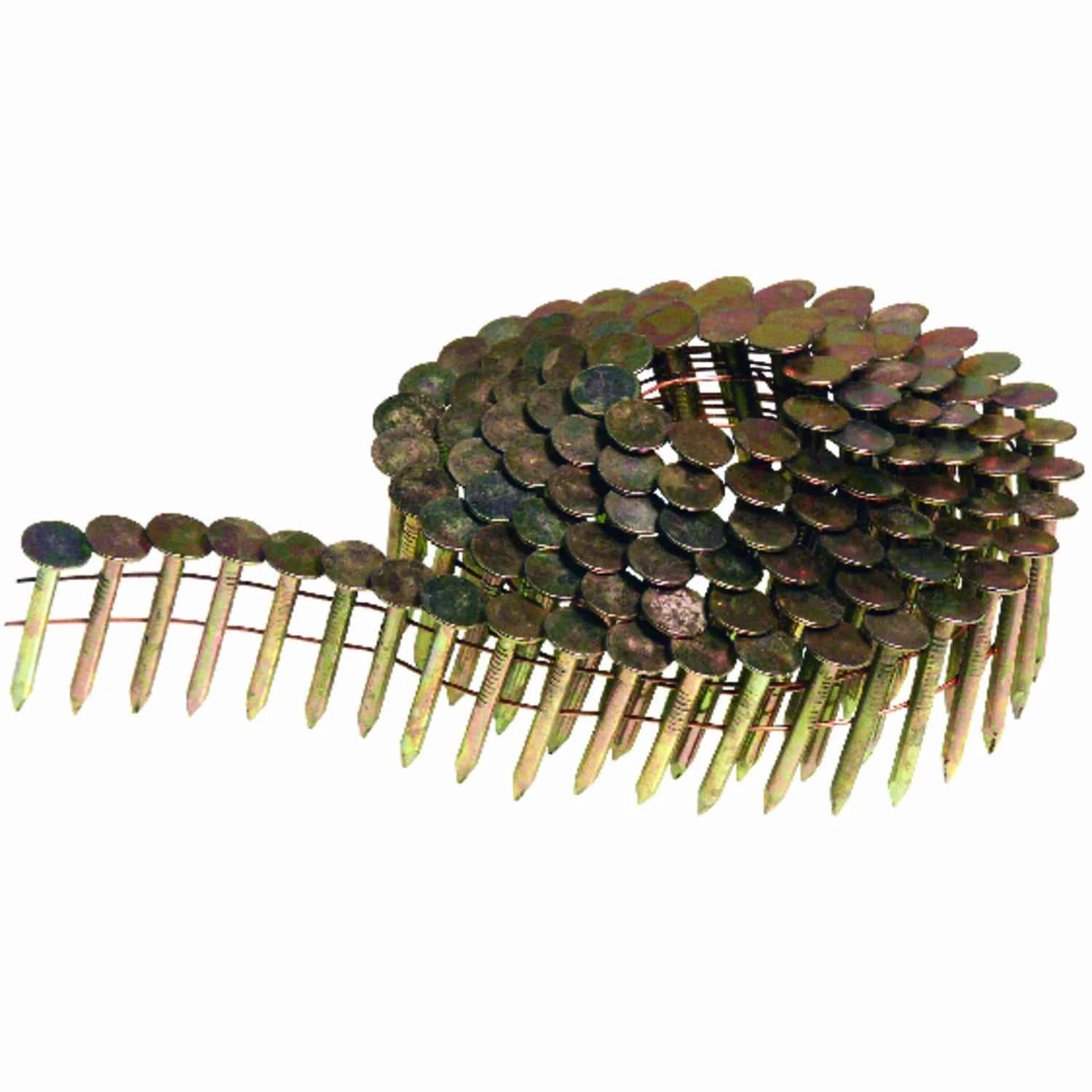 16 Ga. Smooth Shank Angled Coil Roofing Nails 1-3/4 In. L X 0.12 In. Dia.