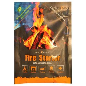 Instafire Eco-friendly Fire Starter Single Use Pack For Wet Wood And Extreme Conditions