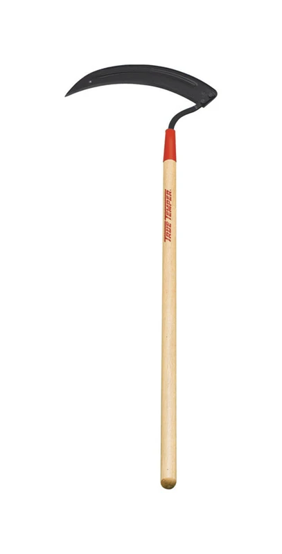 36 In. Steel Hooked Grass Hook With Hardwood Handle