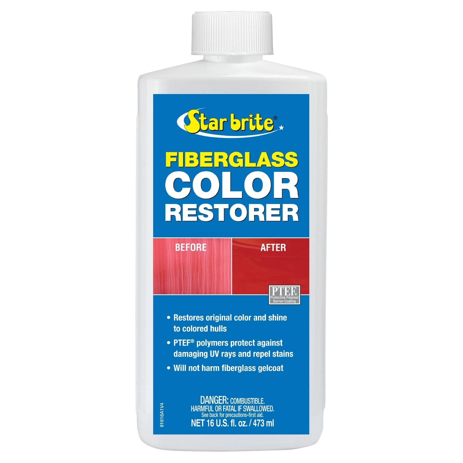 Fiberglass Color Restorer 16 Oz - Marine Cleaner And Polish