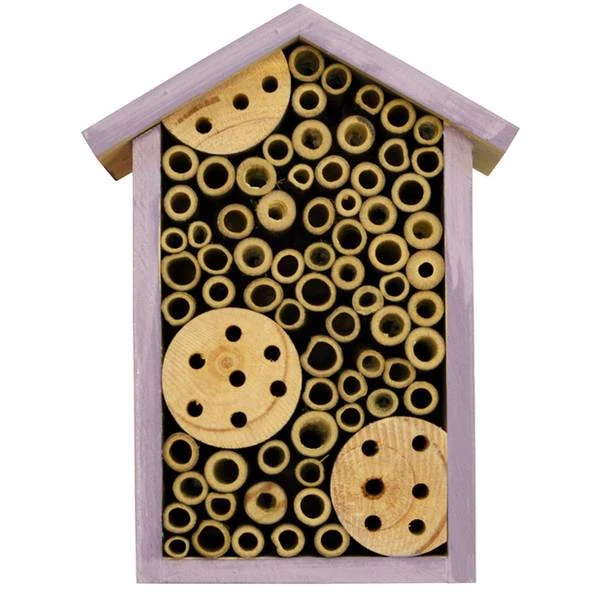 Cedar Bee House 5.5 In. W. X 8 In. H. X 3.75 In. D. Assorted Colors