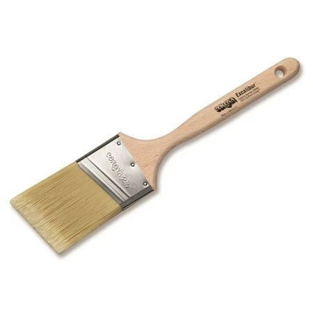 2.5 Inch Excalibur Chinex Paint Brush With Hardwood Handle And Stainless Steel Ferrules