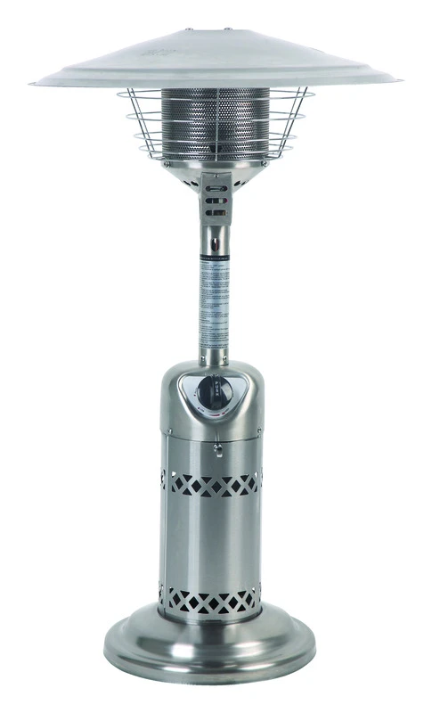 Living Accents 10000 Btu Stainless Steel Tabletop Propane Patio Heater For 75 Sq Ft