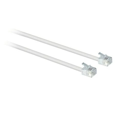 50 Feet White 6 Conductor Line Cord With Plugs - Model Swl6170w/17